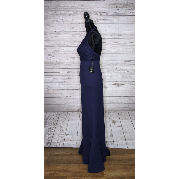 lulu's • love potion lace halter maxi dress - Picture 7 of 10